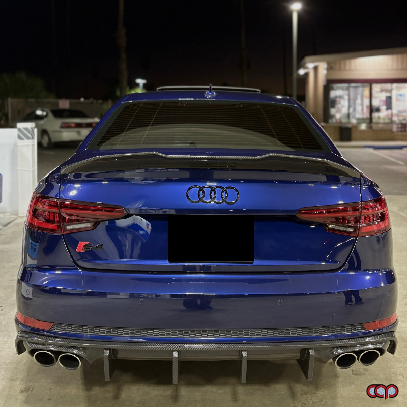 2017-2019 B9 Audi A4/S4 - CAP Dry Carbon Fiber Diffuser