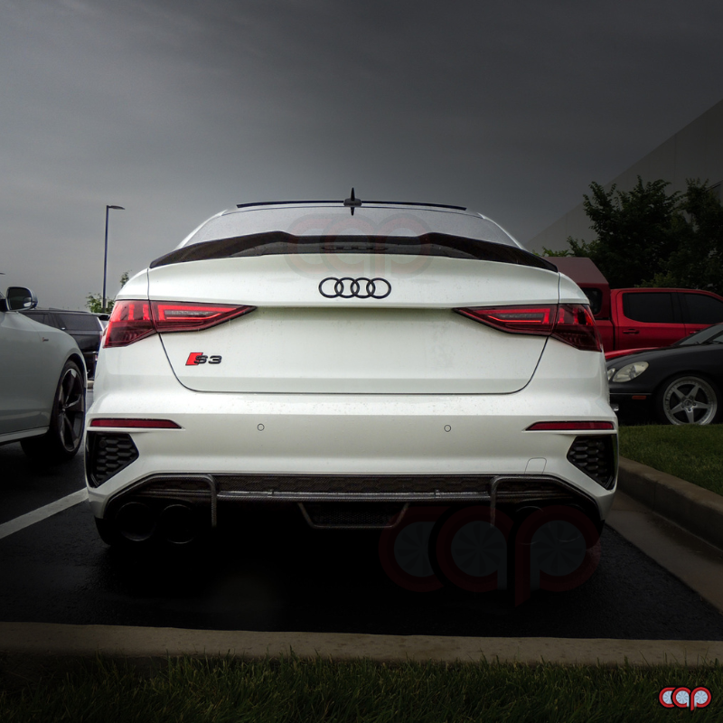 2021-2024 8Y Audi A3/S3/RS3 - Dry Carbon Fiber Spoiler - V3