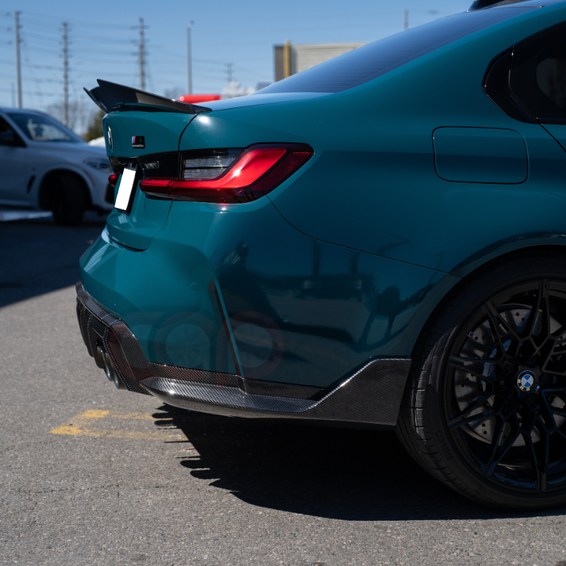 2021-2024 BMW G80 M3 & G82/G83 M4 - CAP Pre Preg Carbon Fiber Diffuser - Euro Style