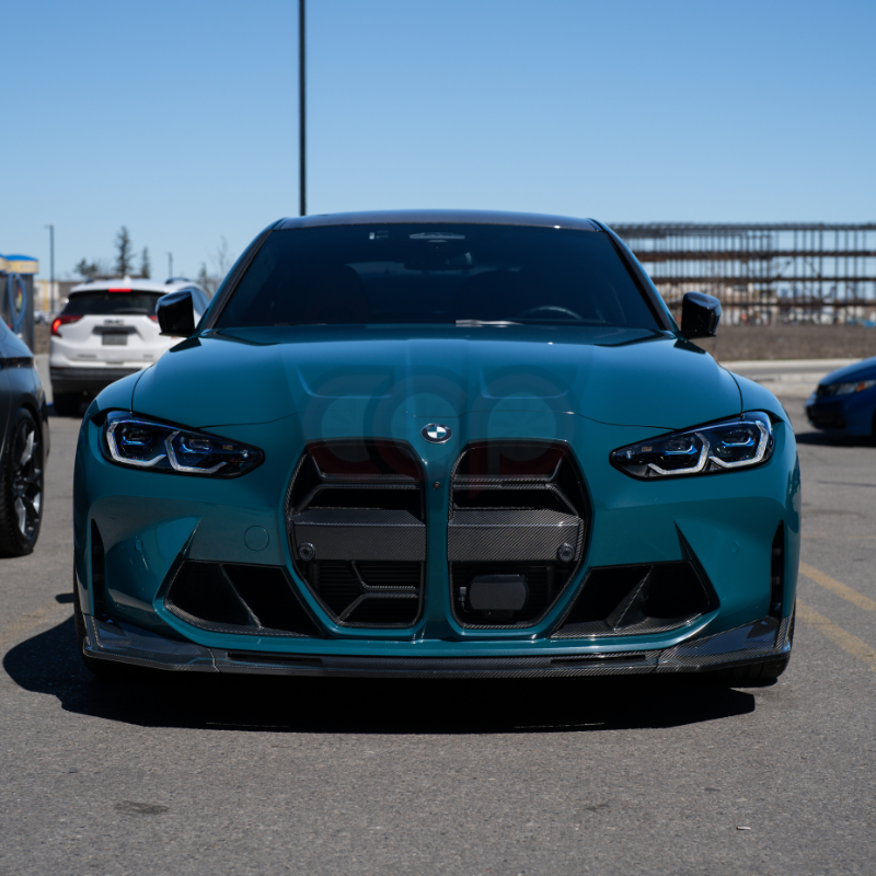 2021-2024 BMW G80 M3 & G82/G83 M4 - V Style - CAP Pre Preg Carbon Fiber Front Lip