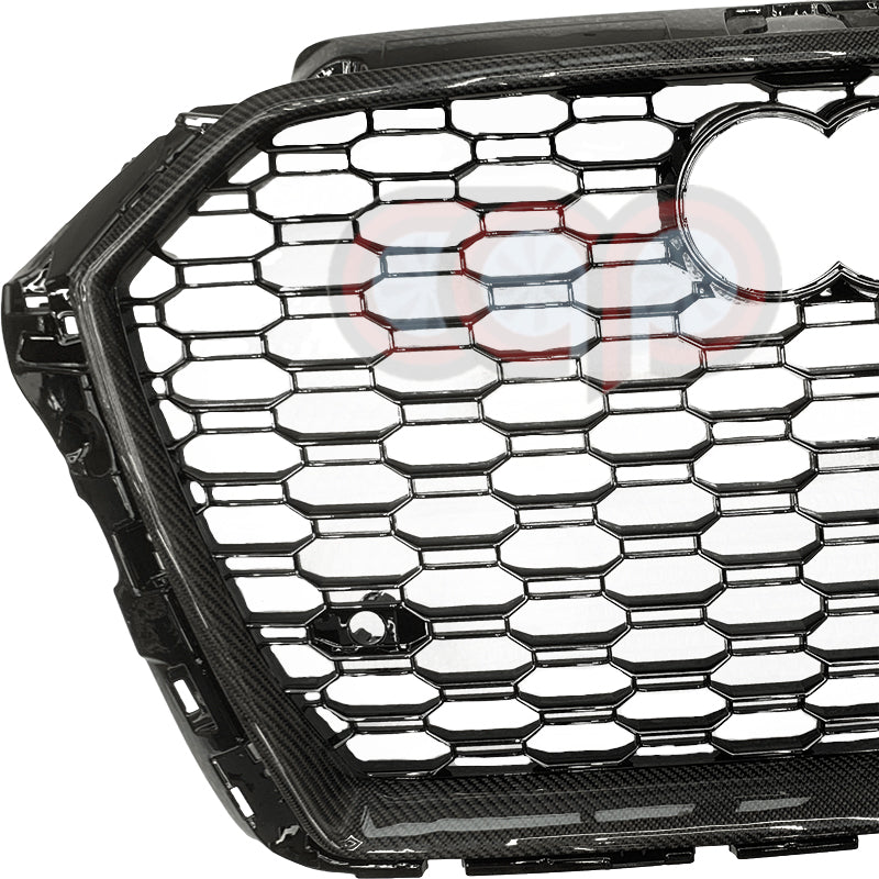 2017-2020 Audi RS3 Honeycomb Grille | 8V.5 Audi A3/S3 | Real Carbon Fiber