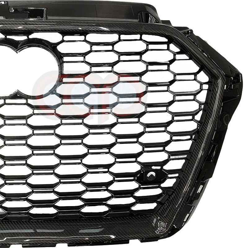 2017-2020 Audi RS3 Honeycomb Grille | 8V.5 Audi A3/S3 | Real Carbon Fiber