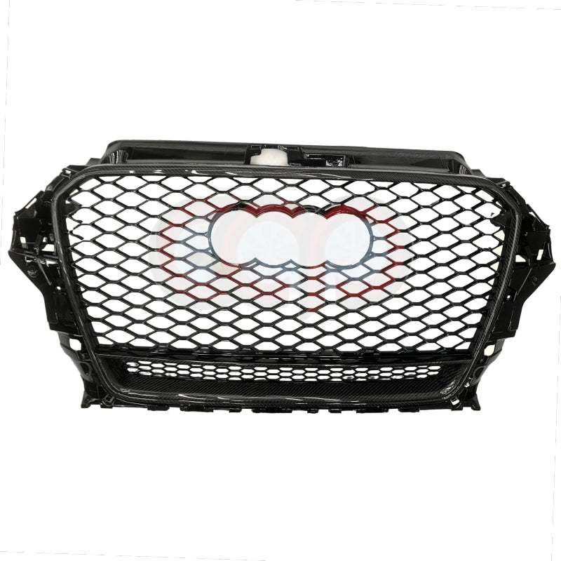 2014-2016 Audi RS3 Honeycomb Grille Quattro | 8V Audi A3/S3 | Real Carbon Fiber