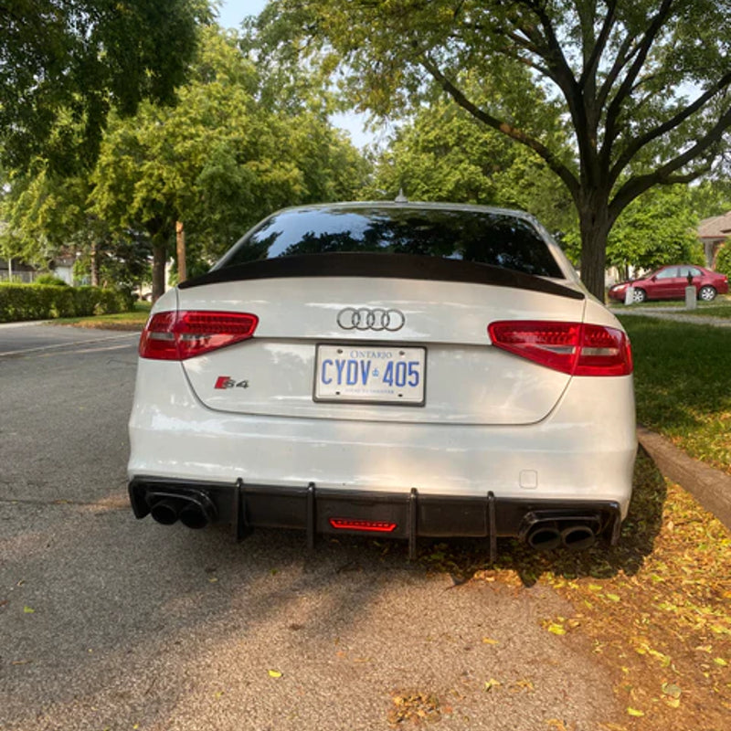 2013-2016 B8.5 Audi A4/S4 - Carbon Fiber Rear Diffuser - V2
