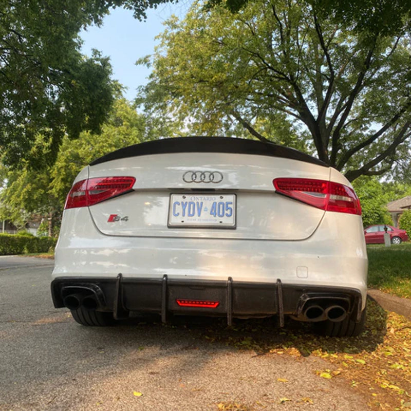 2013-2016 B8.5 Audi A4/S4 - Carbon Fiber Rear Diffuser - V2