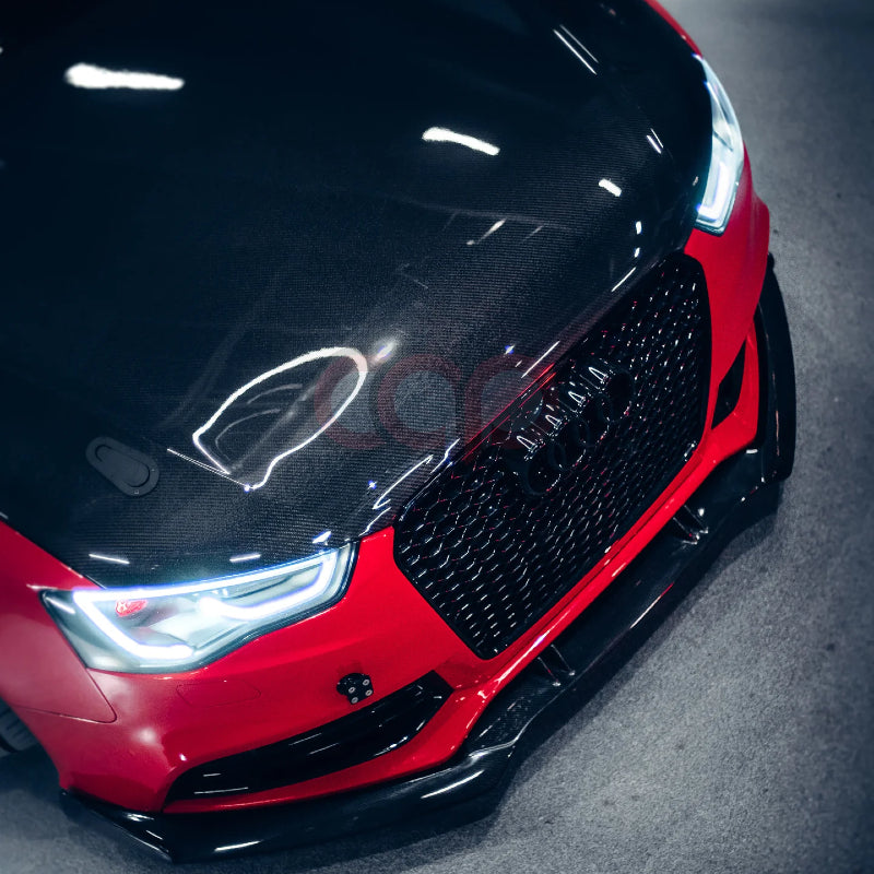 2008-2017 B8 & B8.5 Audi A5/S5 CAP RS5 Front Bumper V1 - CAP Carbon Fiber Front Lip