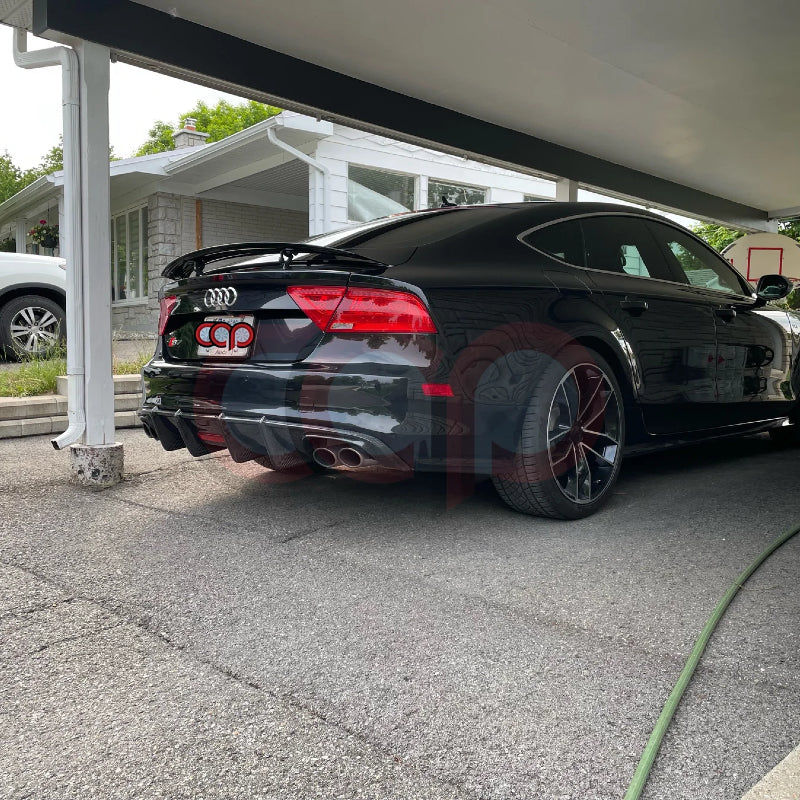2012-2015 C7 Audi A7 S-Line/S7 - CAP Carbon Fiber Diffuser - V1