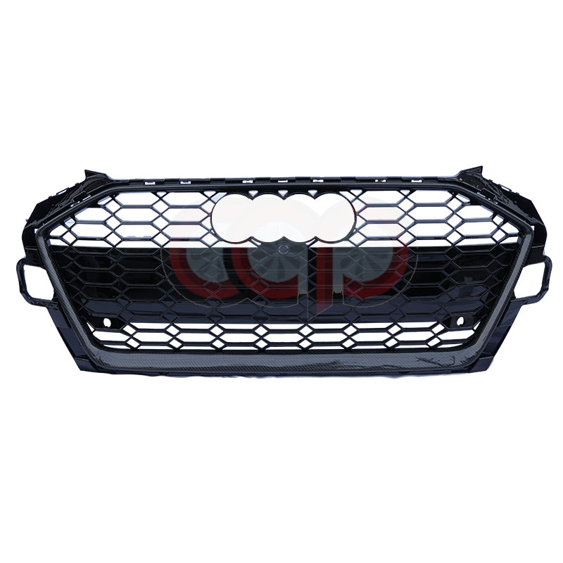 2020-2024 Audi RS4 Honeycomb Grille | B9.5 Audi A4/S4 | Real Carbon Fiber