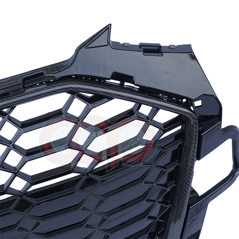 2020-2025 Audi RS4 Honeycomb Grille | B9.5 Audi A4/S4 | Real Carbon Fiber