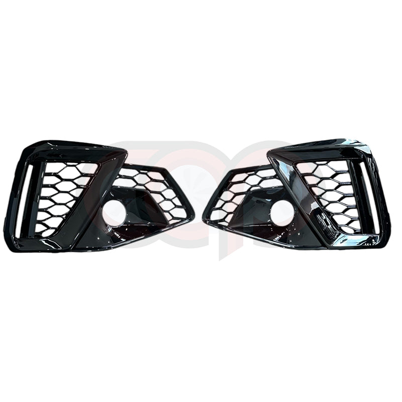 2020-2025 Audi RS4 Honeycomb Fog Grilles | B9.5 Audi A4 S-Line/S4 V2