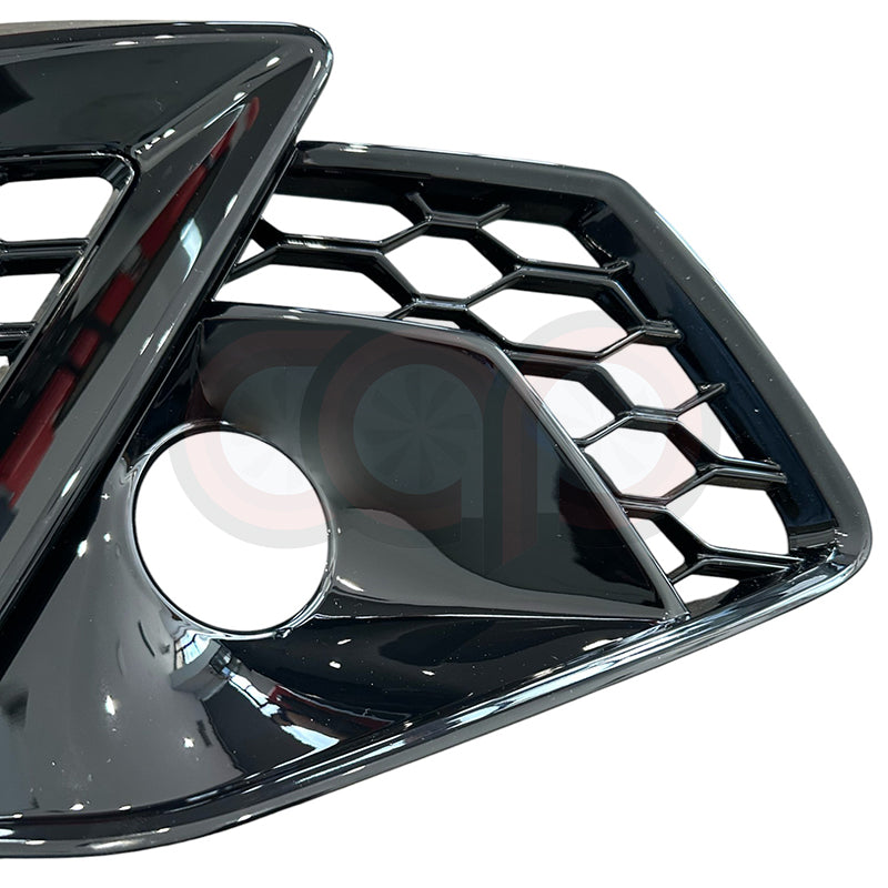 2020-2025 Audi RS4 Honeycomb Fog Grilles | B9.5 Audi A4 S-Line/S4 V2