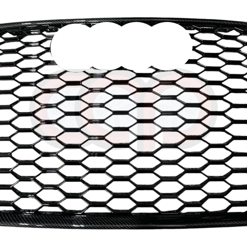 2016-2018 Audi RS6 Honeycomb Grille | C7.5 Audi A6/S6 | Real Carbon Fiber