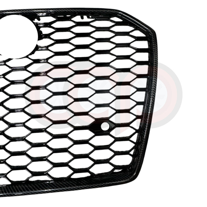2016-2018 Audi RS6 Honeycomb Grille | C7.5 Audi A6/S6 | Real Carbon Fiber