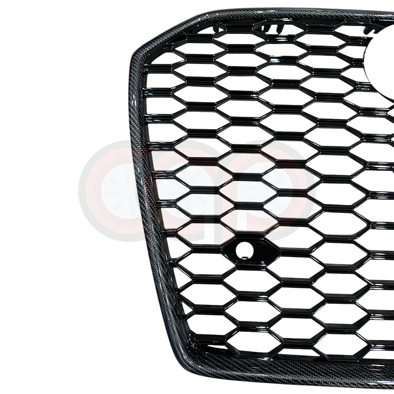 2016-2018 Audi RS6 Honeycomb Grille | C7.5 Audi A6/S6 | Real Carbon Fiber