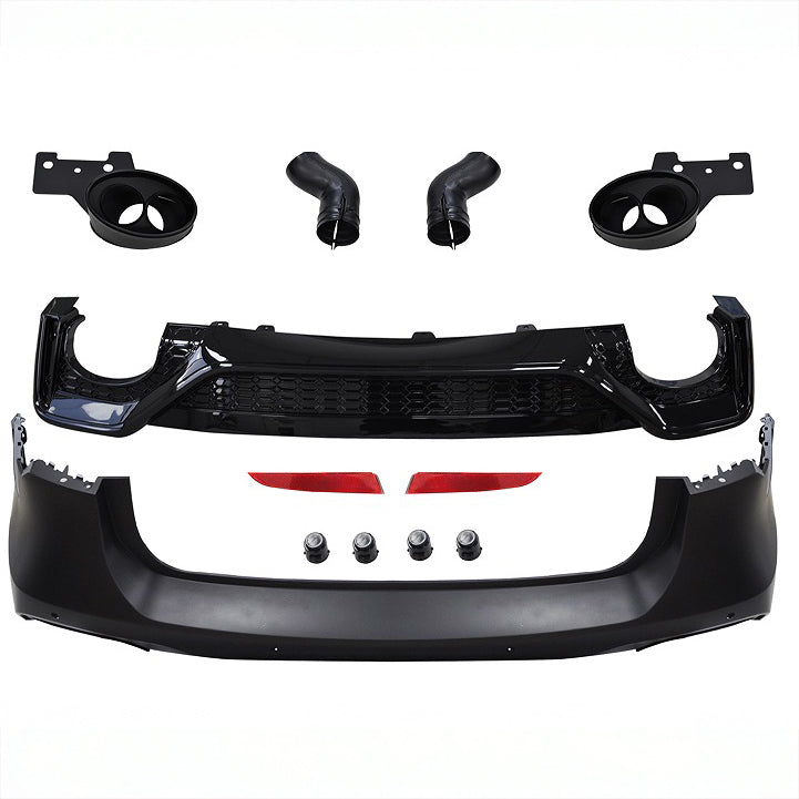 2019-2024 C8 Audi A6 Allroad CAP Rear Bumper & Diffuser Kit | RS C8 RS6 Rear Bumper & Diffuser Kit