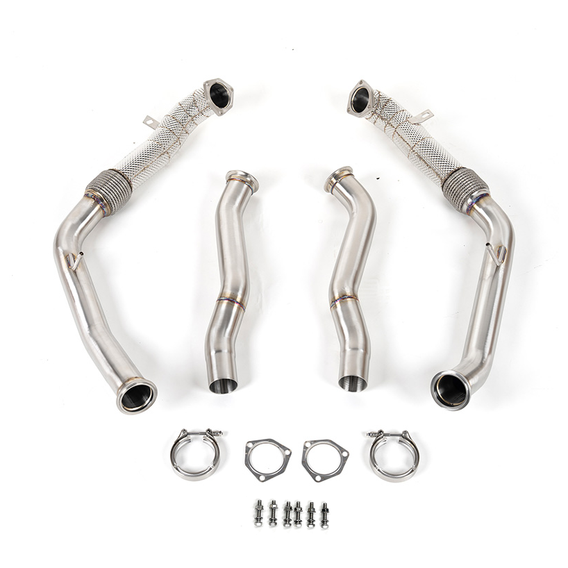 CAP 3.0T Non-Resonated Midpipes for 2018–2024 Audi B9/B9.5 S4 & S5