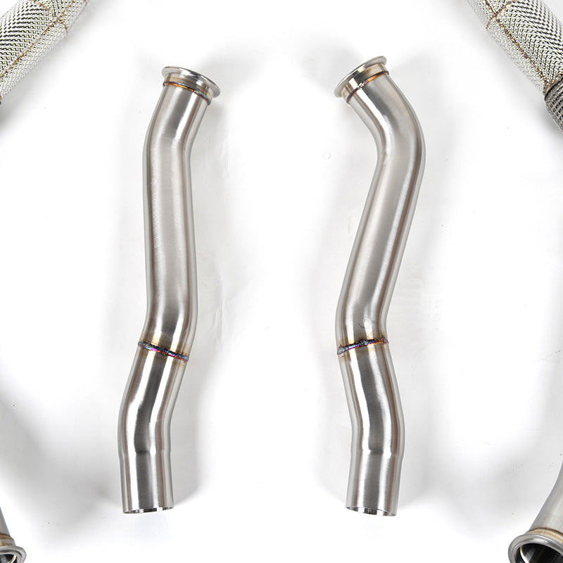 CAP 3.0T Non-Resonated Midpipes for 2018–2024 Audi B9/B9.5 S4 & S5