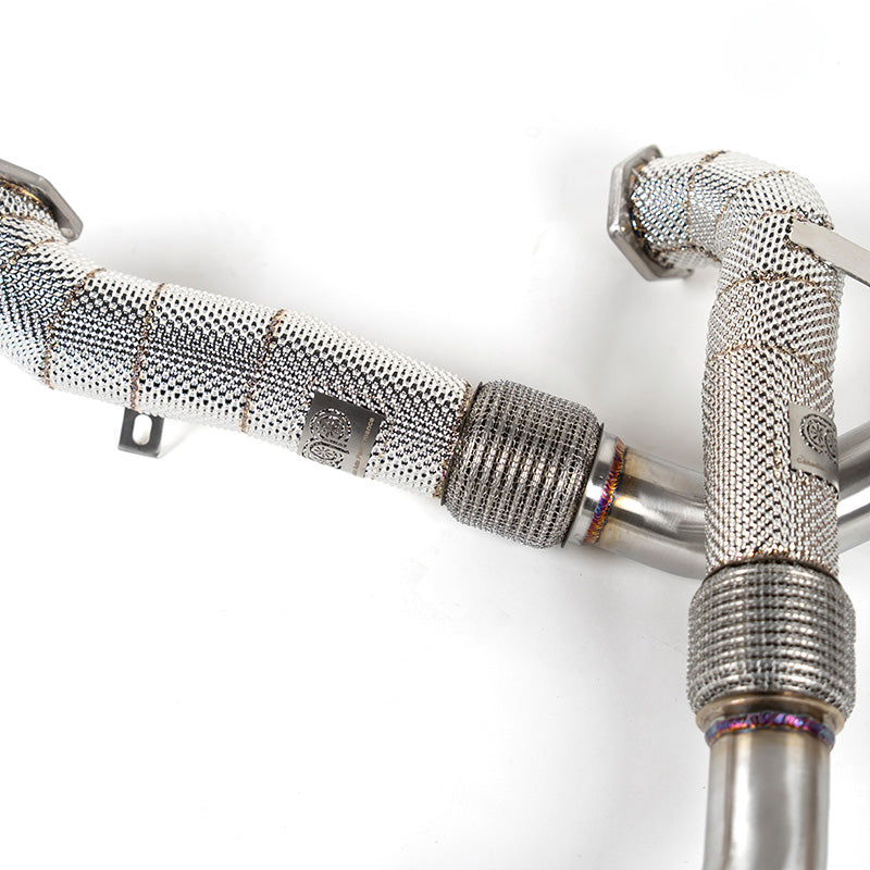 CAP 3.0T Non-Resonated Midpipes for 2018–2024 Audi B9/B9.5 S4 & S5