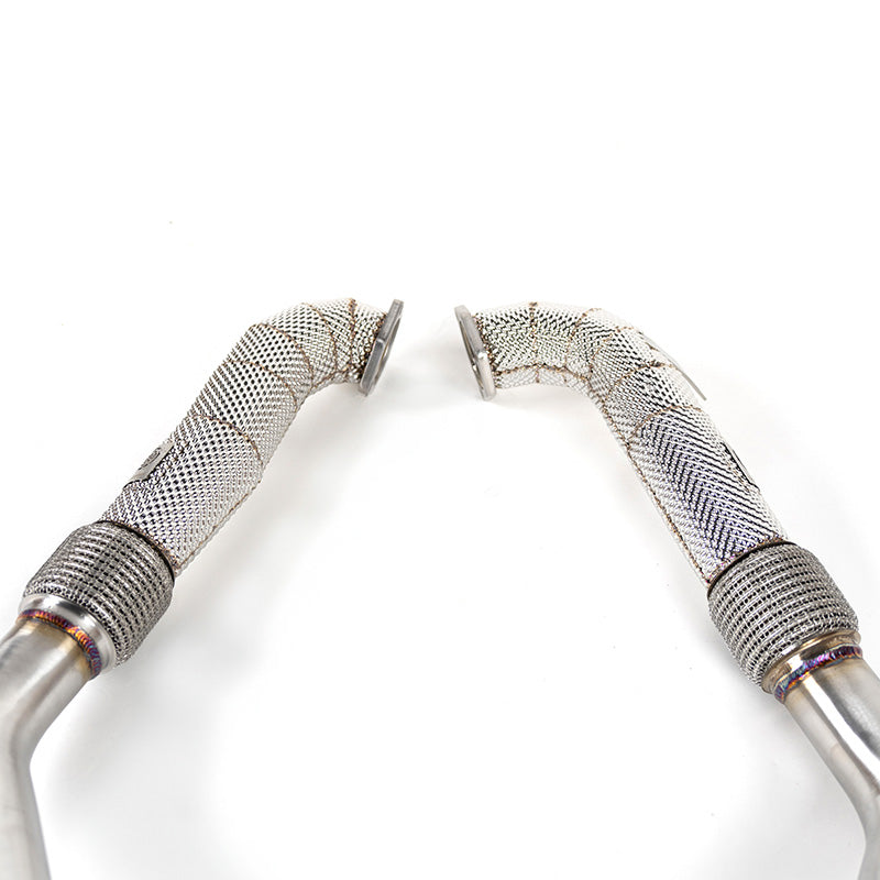 CAP 3.0T Non-Resonated Midpipes for 2018–2024 Audi B9/B9.5 S4 & S5