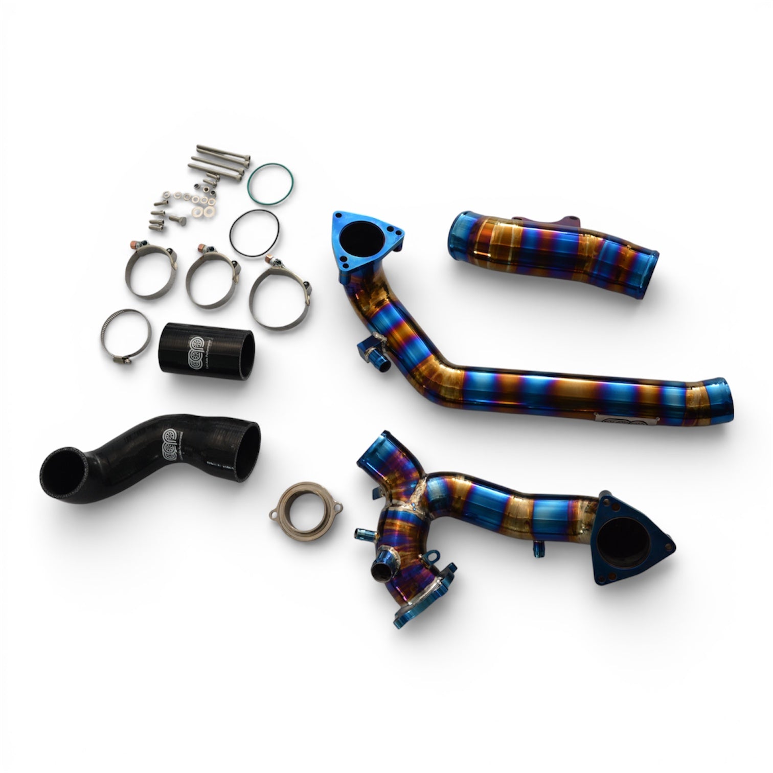 CAP 3.0T Post Throttle Valve Titanium Charge Pipe Kit | 2017-2025 Audi B9/B9.5 S4, S5, SQ5