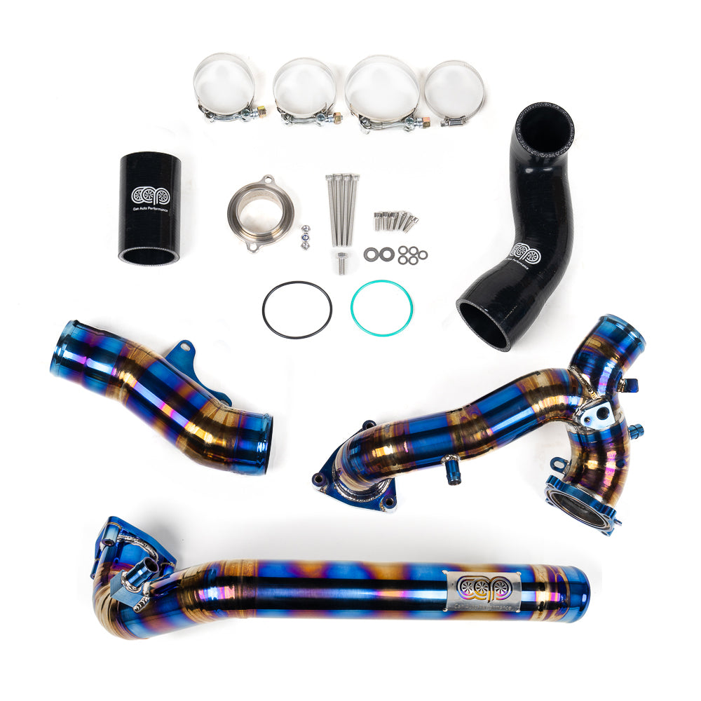 CAP 3.0T Post Throttle Valve Titanium Charge Pipe Kit | 2017-2025 Audi B9/B9.5 S4, S5, SQ5 Phoenix