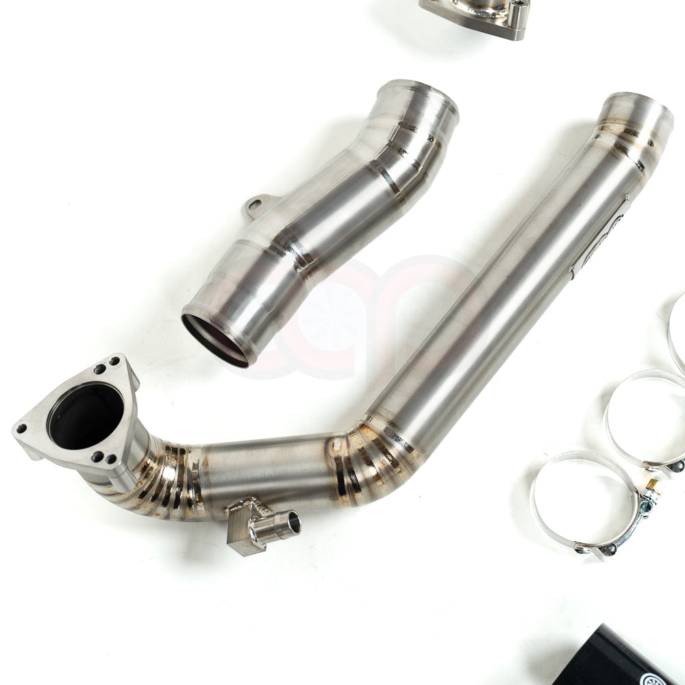 CAP 3.0T Post Throttle Valve Titanium Charge Pipe Kit | 2017-2025 Audi B9/B9.5 S4, S5, SQ5