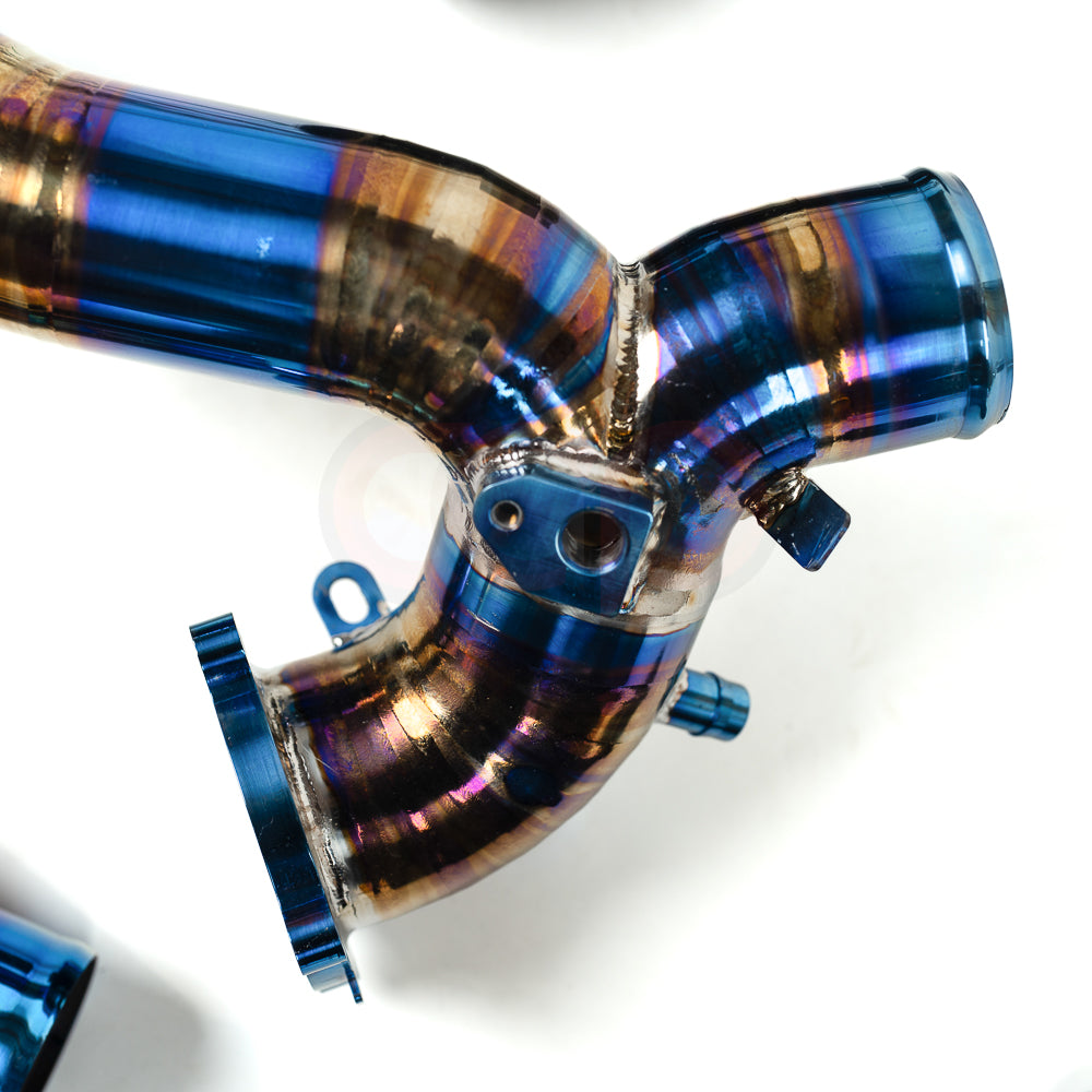 CAP 3.0T Post Throttle Valve Titanium Charge Pipe Kit | 2017-2025 Audi B9/B9.5 S4, S5, SQ5