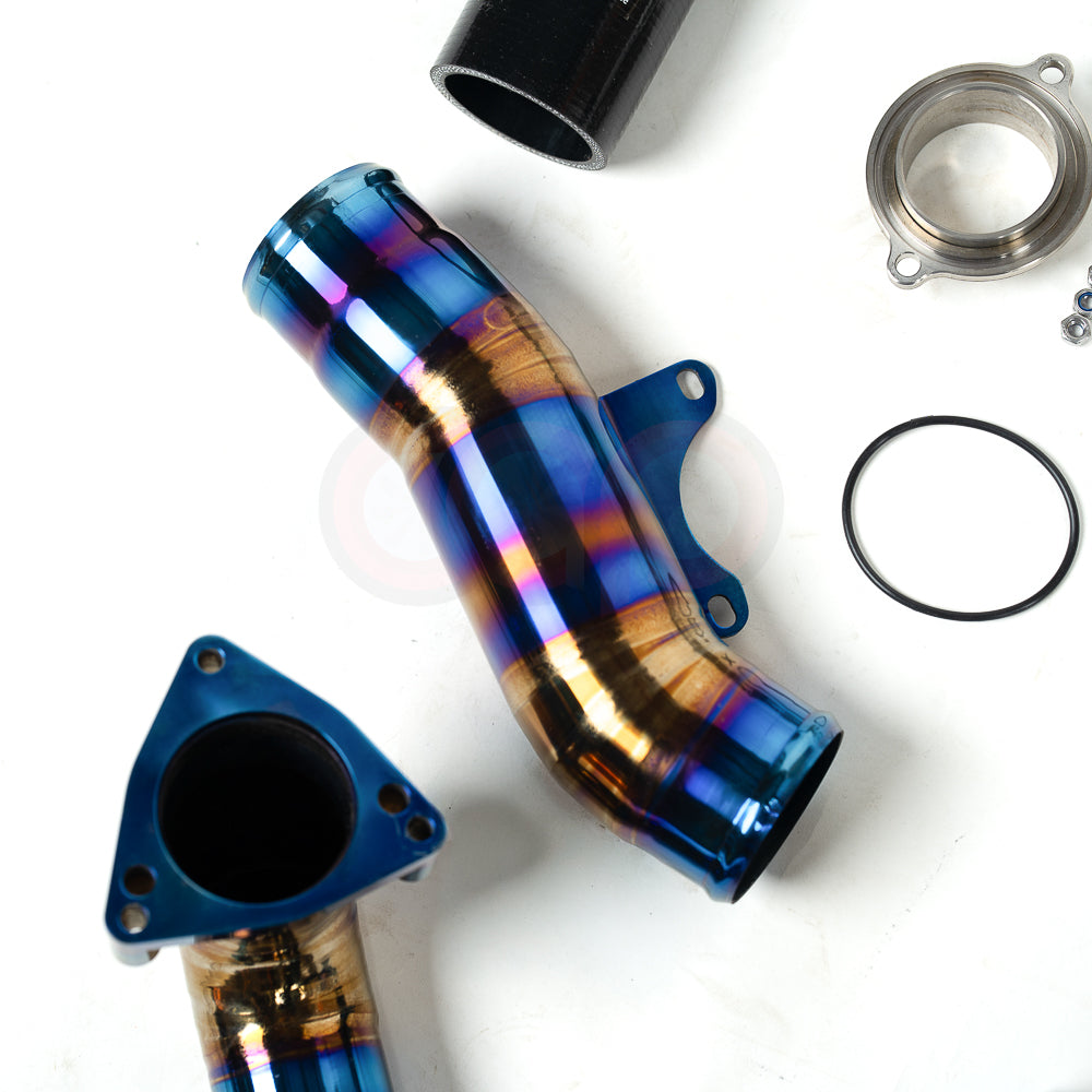CAP 3.0T Post Throttle Valve Titanium Charge Pipe Kit | 2017-2025 Audi B9/B9.5 S4, S5, SQ5
