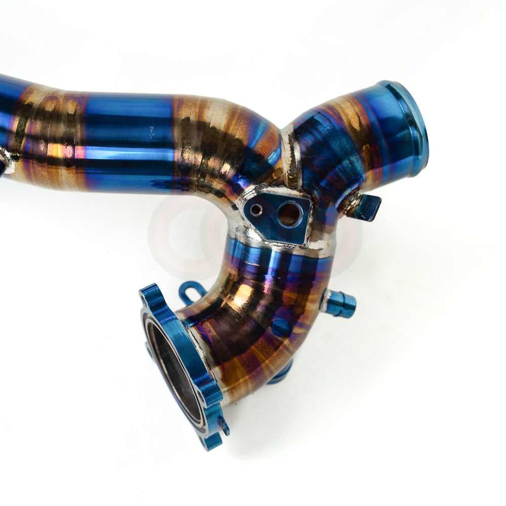 CAP 3.0T Post Throttle Valve Titanium Charge Pipe Kit | 2017-2025 Audi B9/B9.5 S4, S5, SQ5