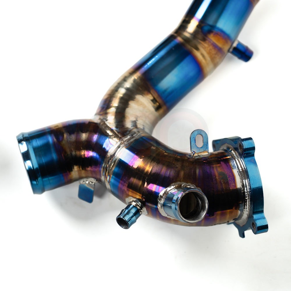 CAP 3.0T Post Throttle Valve Titanium Charge Pipe Kit | 2017-2025 Audi B9/B9.5 S4, S5, SQ5