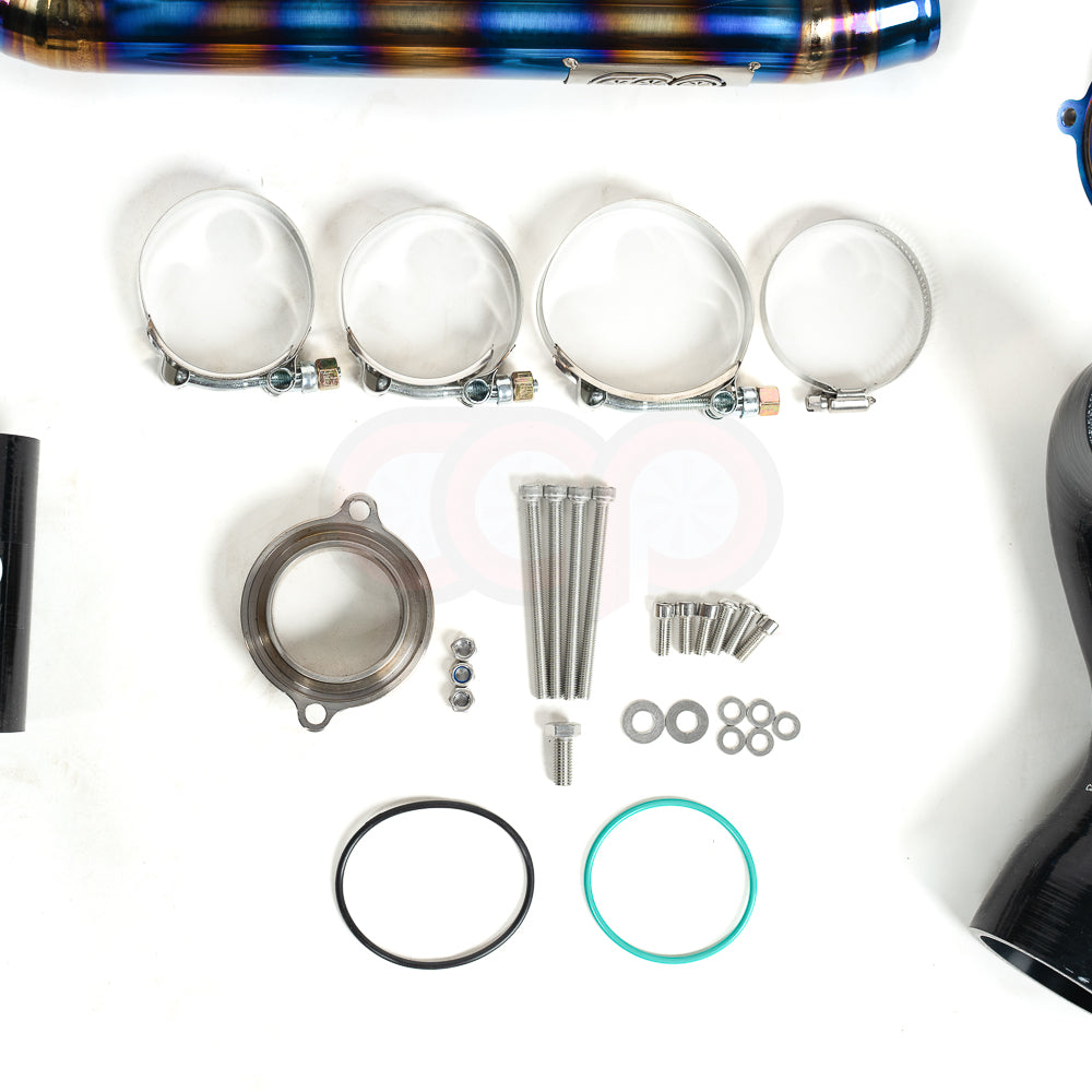 CAP 3.0T Post Throttle Valve Titanium Charge Pipe Kit | 2017-2025 Audi B9/B9.5 S4, S5, SQ5