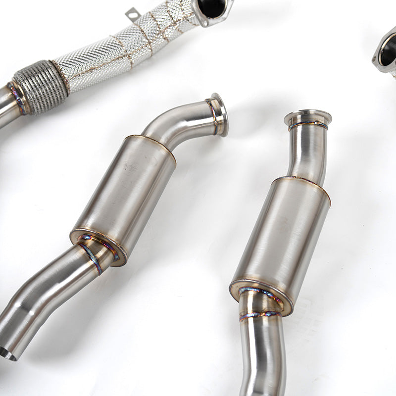 CAP 3.0T Resonated Midpipes for 2018–2024 Audi B9/B9.5 S4 & S5