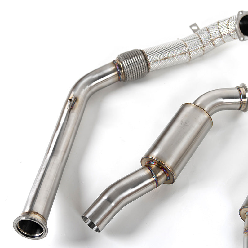 CAP 3.0T Resonated Midpipes for 2018–2024 Audi B9/B9.5 S4 & S5