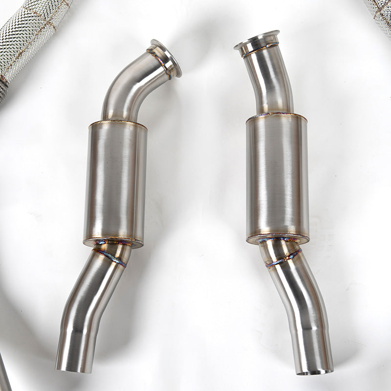 CAP 3.0T Resonated Midpipes for 2018–2024 Audi B9/B9.5 S4 & S5