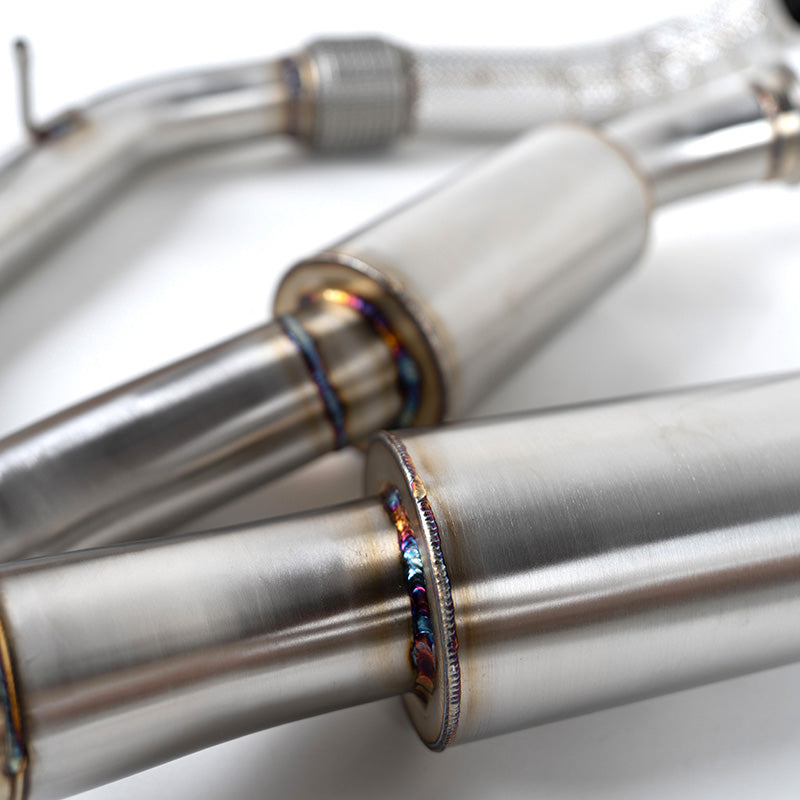 CAP 3.0T Resonated Midpipes for 2018–2024 Audi B9/B9.5 S4 & S5