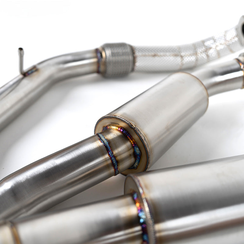 CAP 3.0T Resonated Midpipes for 2018–2024 Audi B9/B9.5 S4 & S5