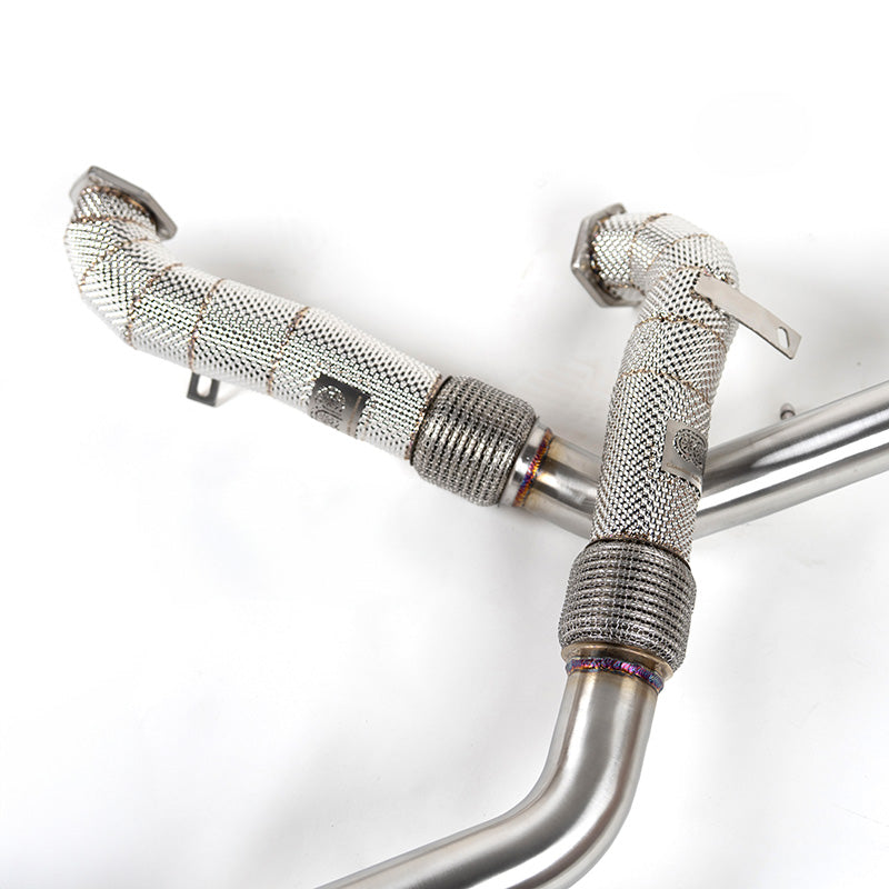 CAP 3.0T Resonated Midpipes for 2018–2024 Audi B9/B9.5 S4 & S5