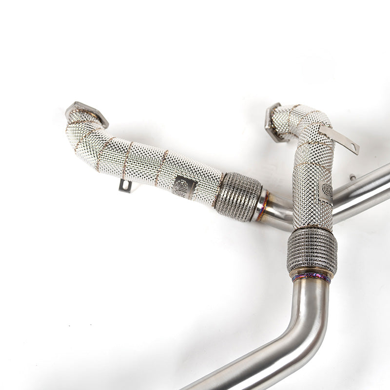 CAP 3.0T Resonated Midpipes for 2018–2024 Audi B9/B9.5 S4 & S5