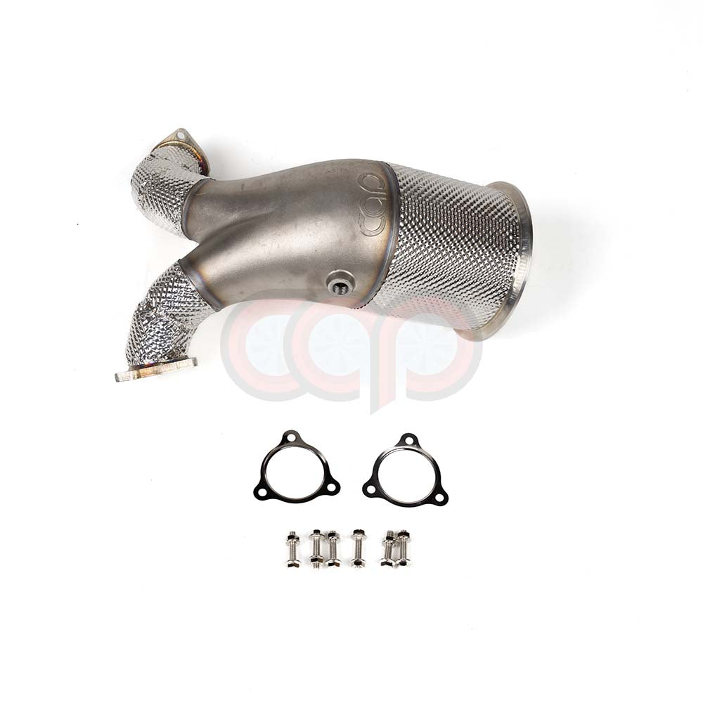 CAP Audi 3.0T Cast V3 Catless Downpipe - B9/B9.5 2018-2025 Audi S4/S5 V3