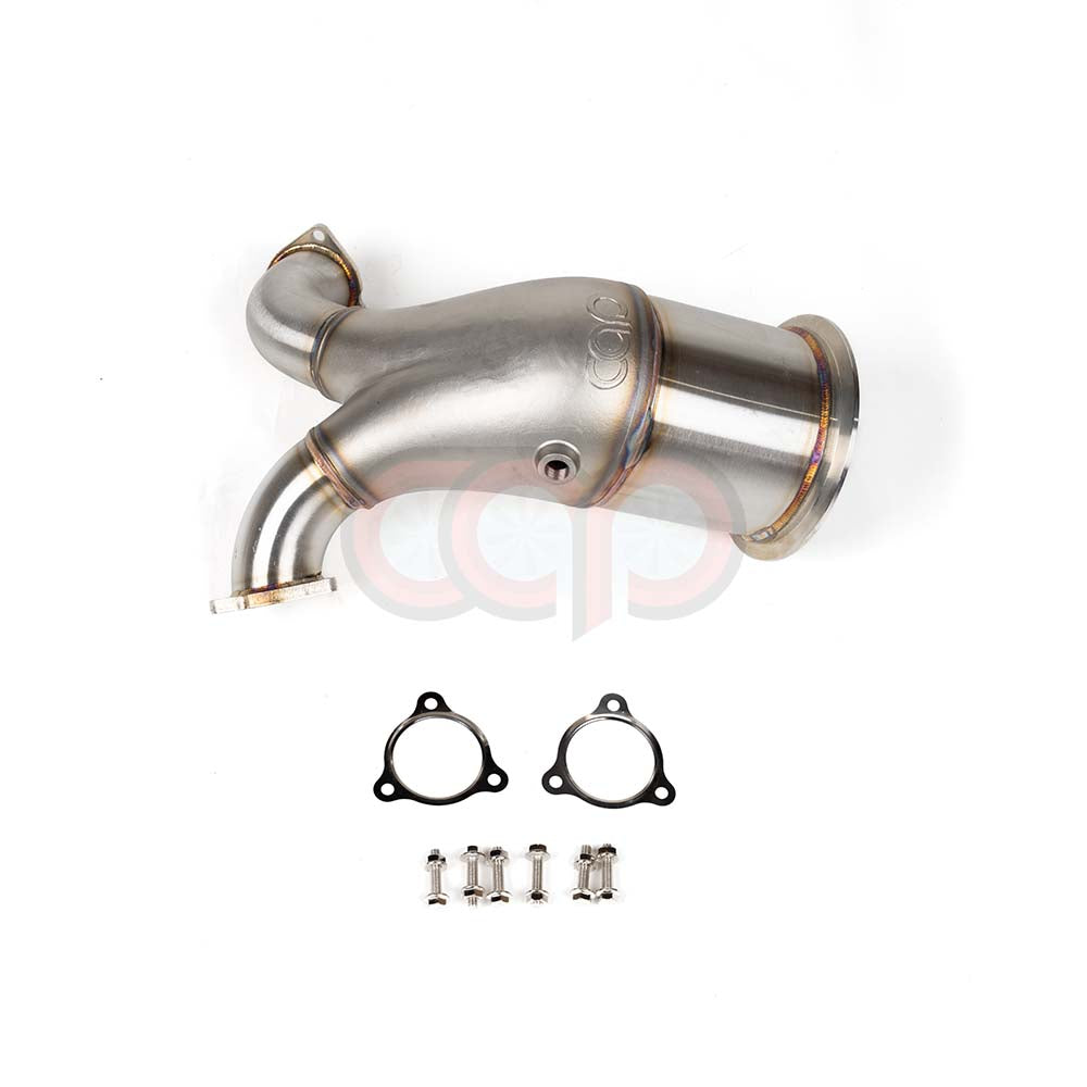 CAP Audi 3.0T Cast V3 Catless Downpipe - B9/B9.5 2018-2025 Audi S4/S5 V3 Regular Yes Gaskets & Bolts Catless
