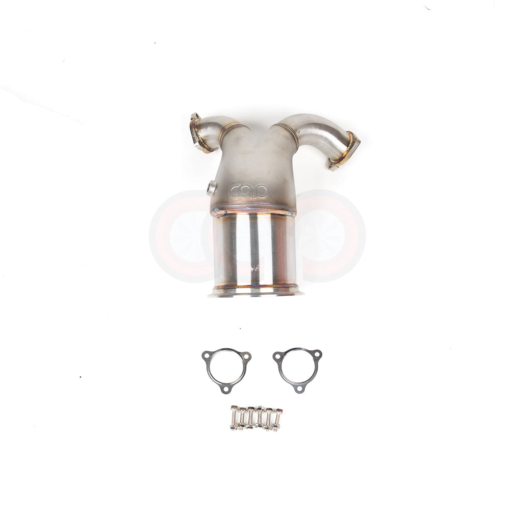 CAP Audi 3.0T Cast V3 Catless Downpipe - B9/B9.5 2018-2025 Audi S4/S5 V3