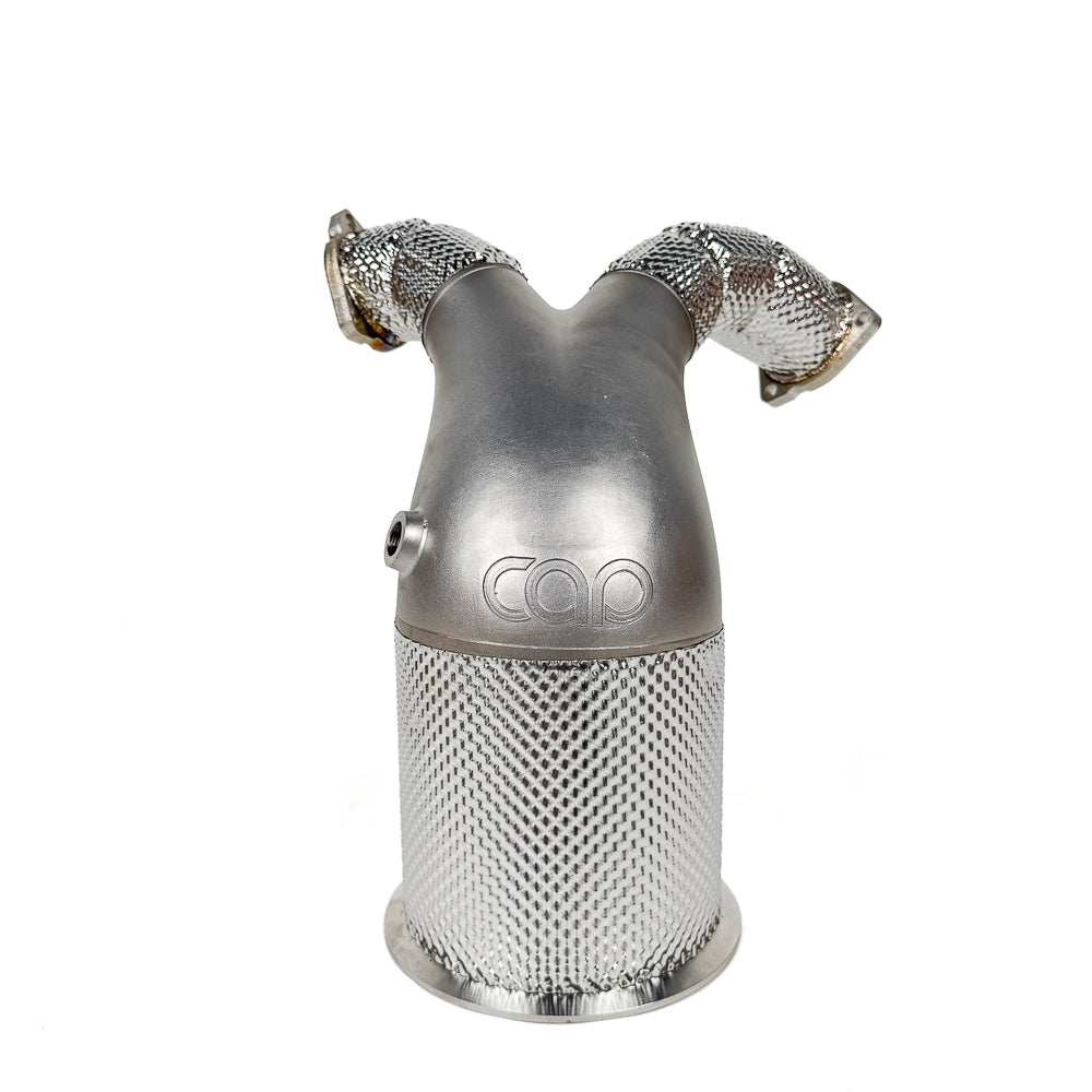 CAP Can Auto Performance Audi 3.0T Cast V3 Catted Downpipe - B9/B9.5 2018-2025 Audi S4/S5 V3