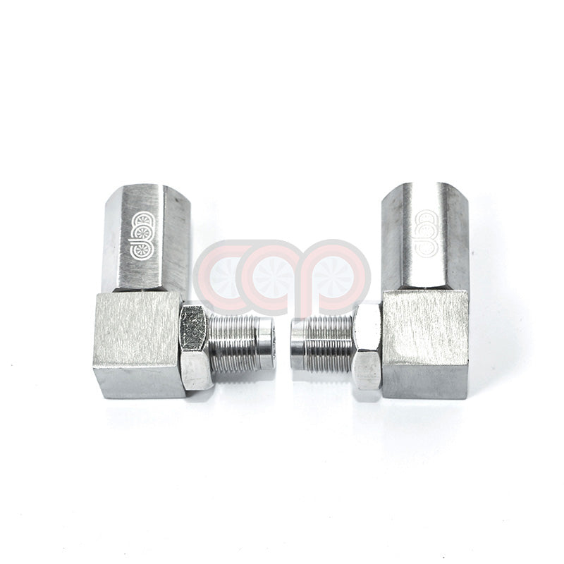 CAP Can Auto Performance O2 Spacers 90 Degree - Set of 2 (Pair)