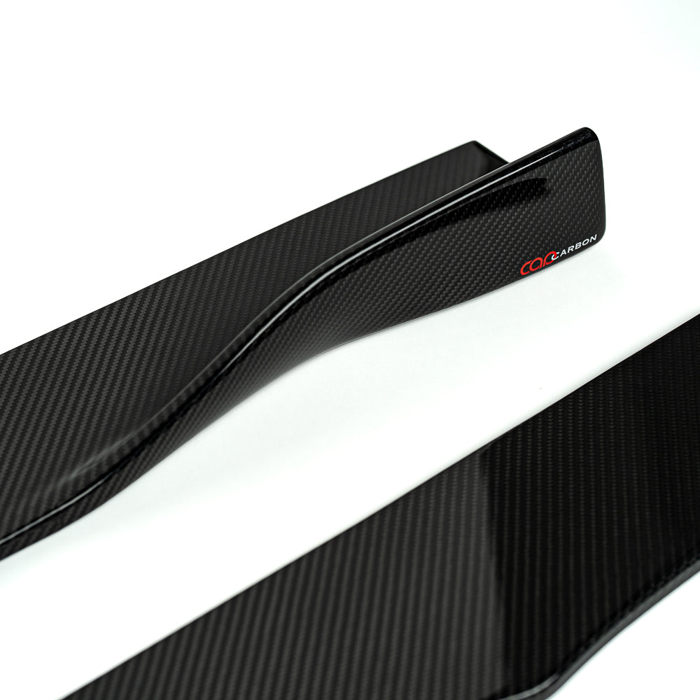 CAP Dry Carbon Fiber Side Skirts | 2008 - 2024 Audi S3, S4, S5, S6, S7