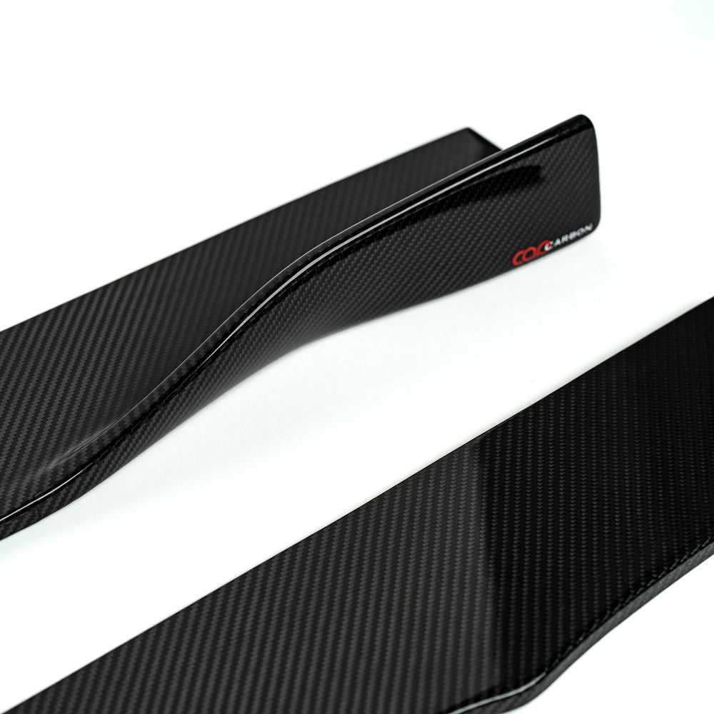 CAP Dry Carbon Fiber Side Skirts | 2008 - 2024 Audi S3, S4, S5, S6, S7