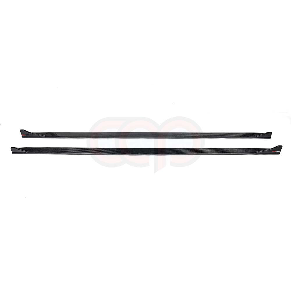 CAP Dry Carbon Fiber Side Skirts | 2020-2025 B9.5 Audi A4 S-Line/S4