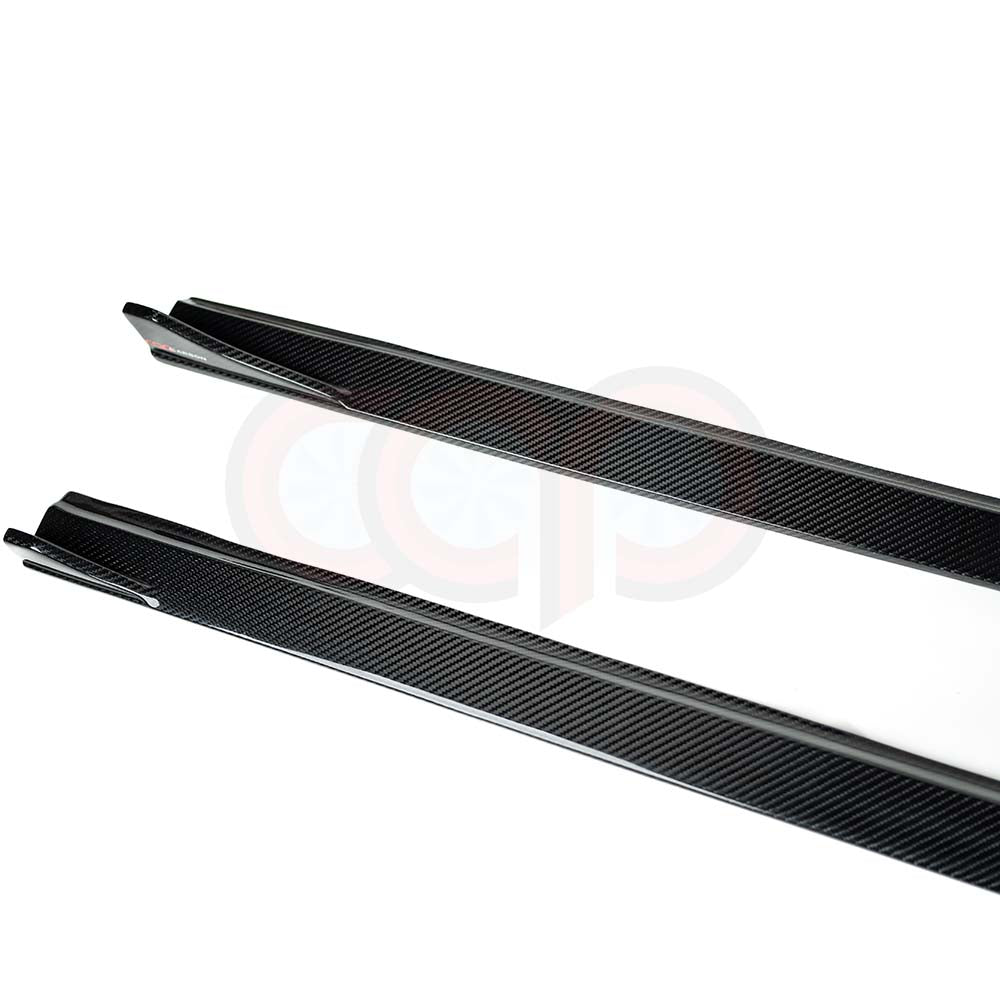 CAP Dry Carbon Fiber Side Skirts | 2020-2025 B9.5 Audi A4 S-Line/S4