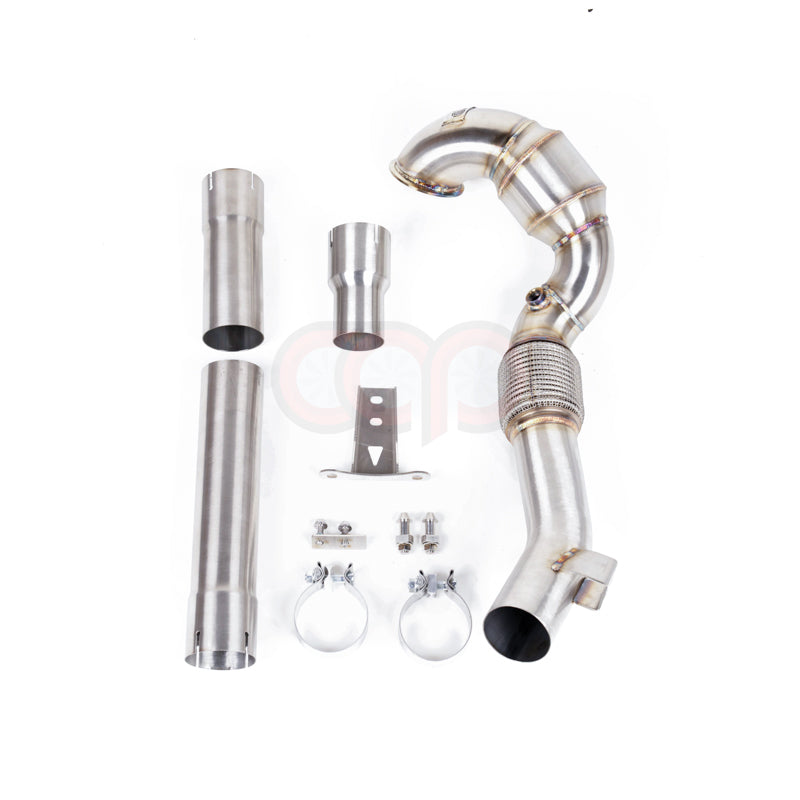 CAP VW Audi 3" 2.0T Downpipe - 2015-2021 Volkswagen MK7 Golf GTI High Flow Cat