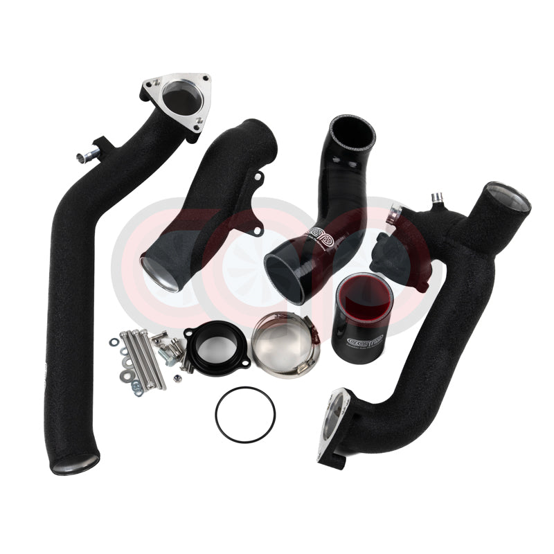 CAP 3.0T Post Throttle Valve Charge Pipe Kit | 2017-2025 Audi B9/B9.5 S4, S5, SQ5 Black