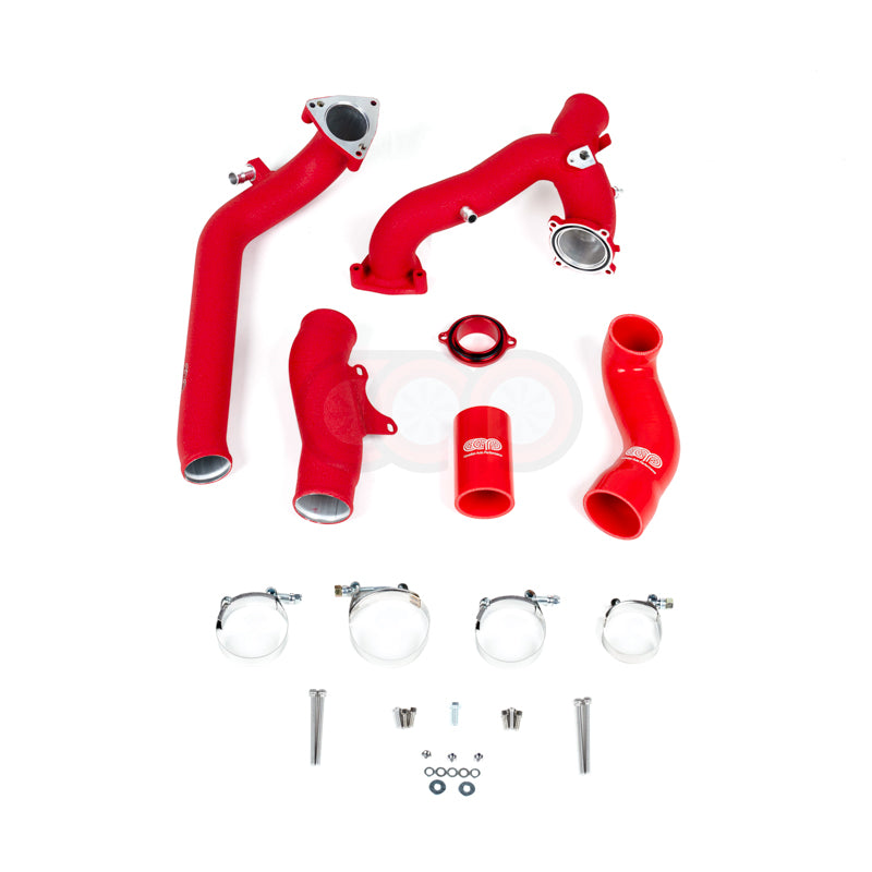 CAP 3.0T Post Throttle Valve Charge Pipe Kit | 2017-2025 Audi B9/B9.5 S4, S5, SQ5 Red